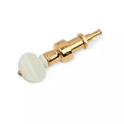 Perno de ajuste individual de cinco Five-Star para Banjo, perilla de ivoroide sobre oro, clavijero único