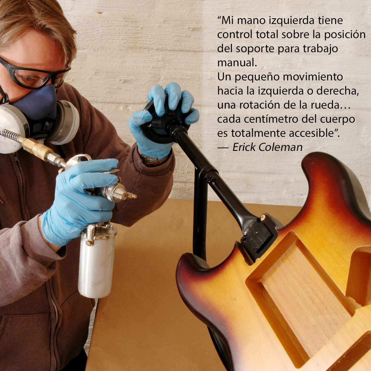 Soporte para trabajo manual