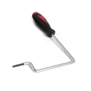 Llaves para varilla de alma de boca, para cejuela 4mm ; triple curva con 5-3/4