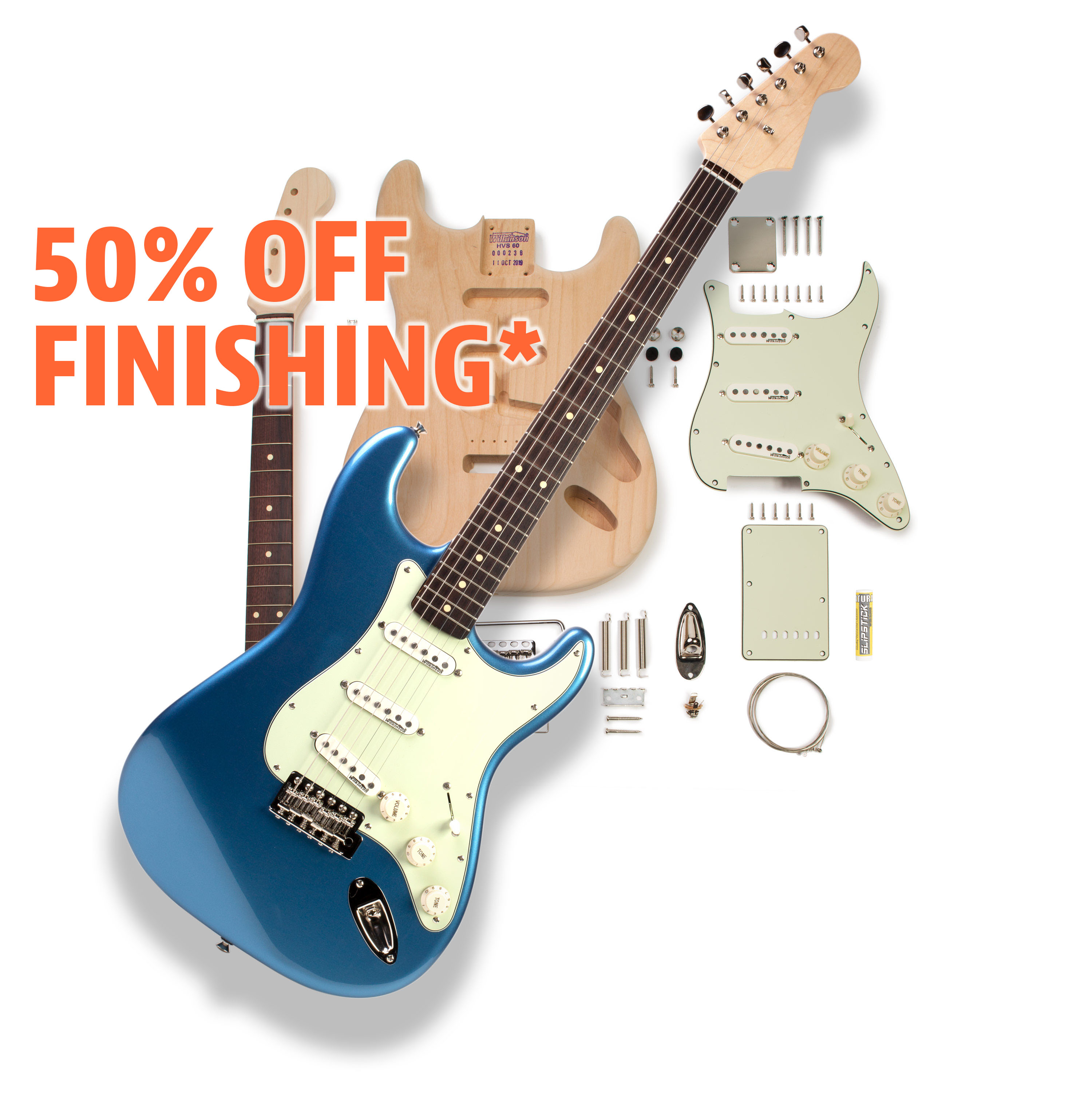 Kit de guitarra Wilkinson Vintage-S años 60s Kit de guitarra Wilkinson Vintage-S años 60s