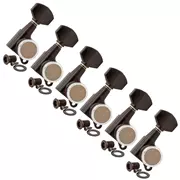 Gotoh Magnum Lock-Trad 6-In-Line, negro clavijeros