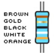 Resistencias, 39 ohmios, tolerancia del 1%