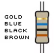 Resistencias, 10M-ohm, tolerancia del 5%