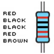 Resistencias, 20 K, tolerancia del 1%