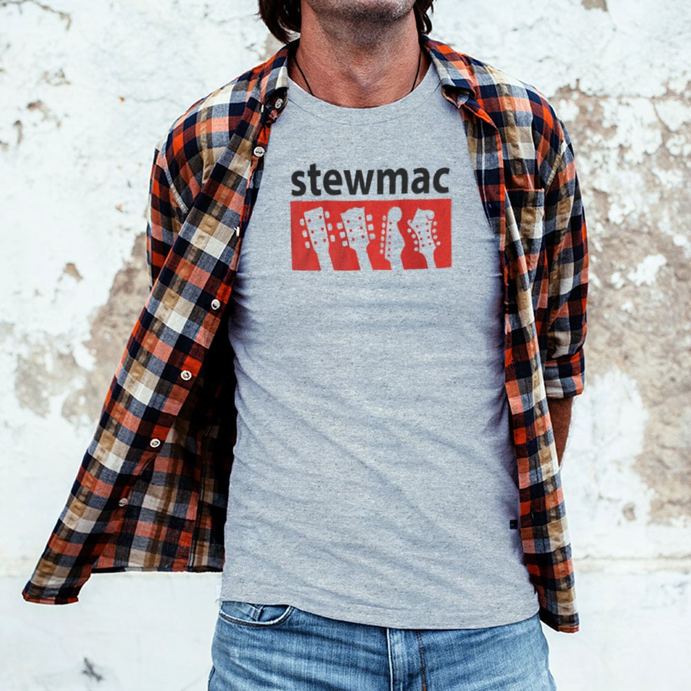 Camiseta StewMac Headstocks