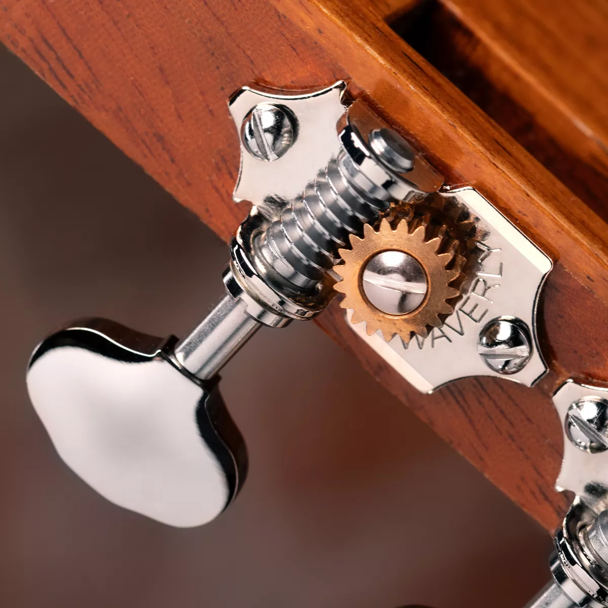 Clavijas de afinación Waverly de alta relación con perillas tipo Butterbean para palas ranuradas Clavijas de afinación Waverly de alta relación con perillas tipo Butterbean para palas ranuradas