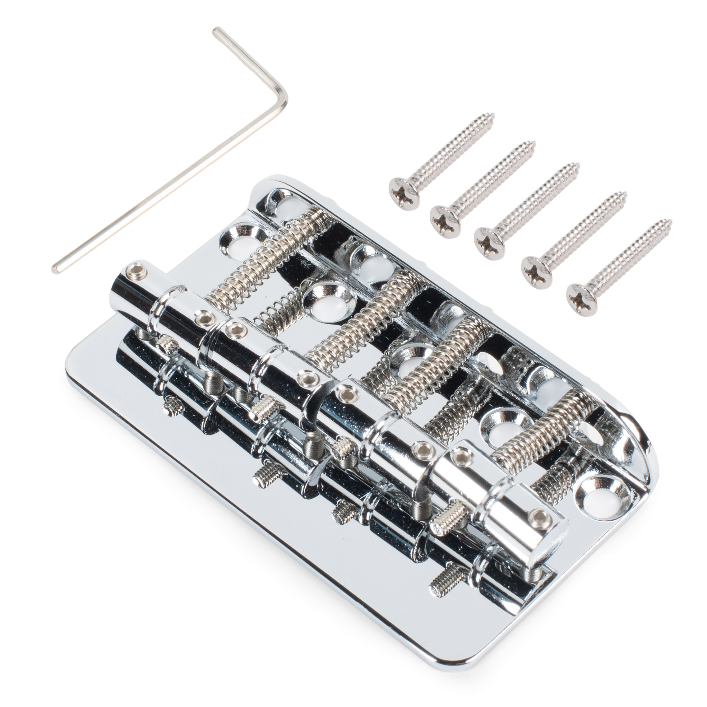 Vintage Fender-style Bass Bridge, Chrome