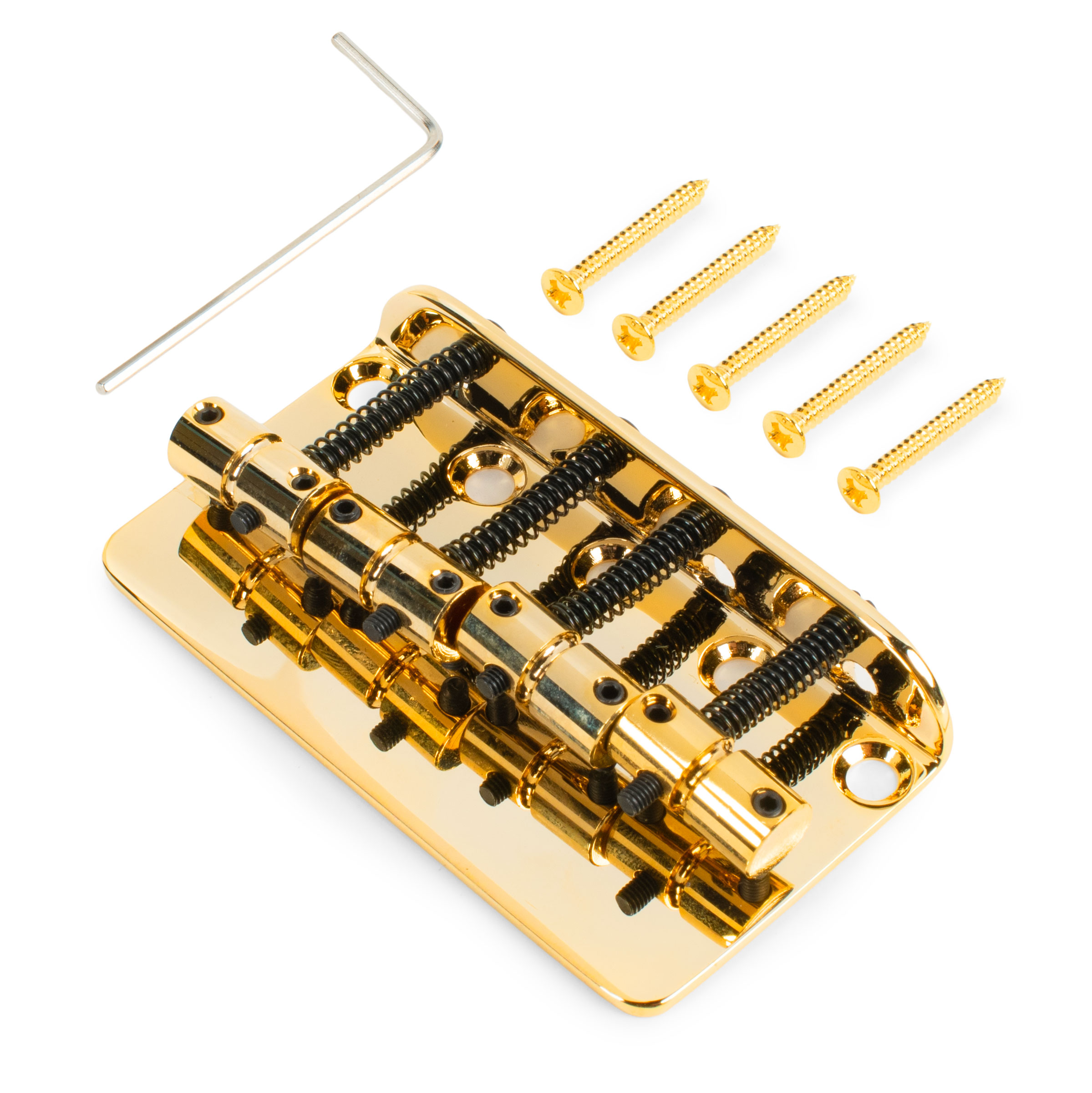 Vintage Fender-style Bass Bridge, Gold
