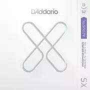 Cuerdas de guitarra acústica D'Addario XS Phosphor Bronze, luz personalizada (XSAPB1152)