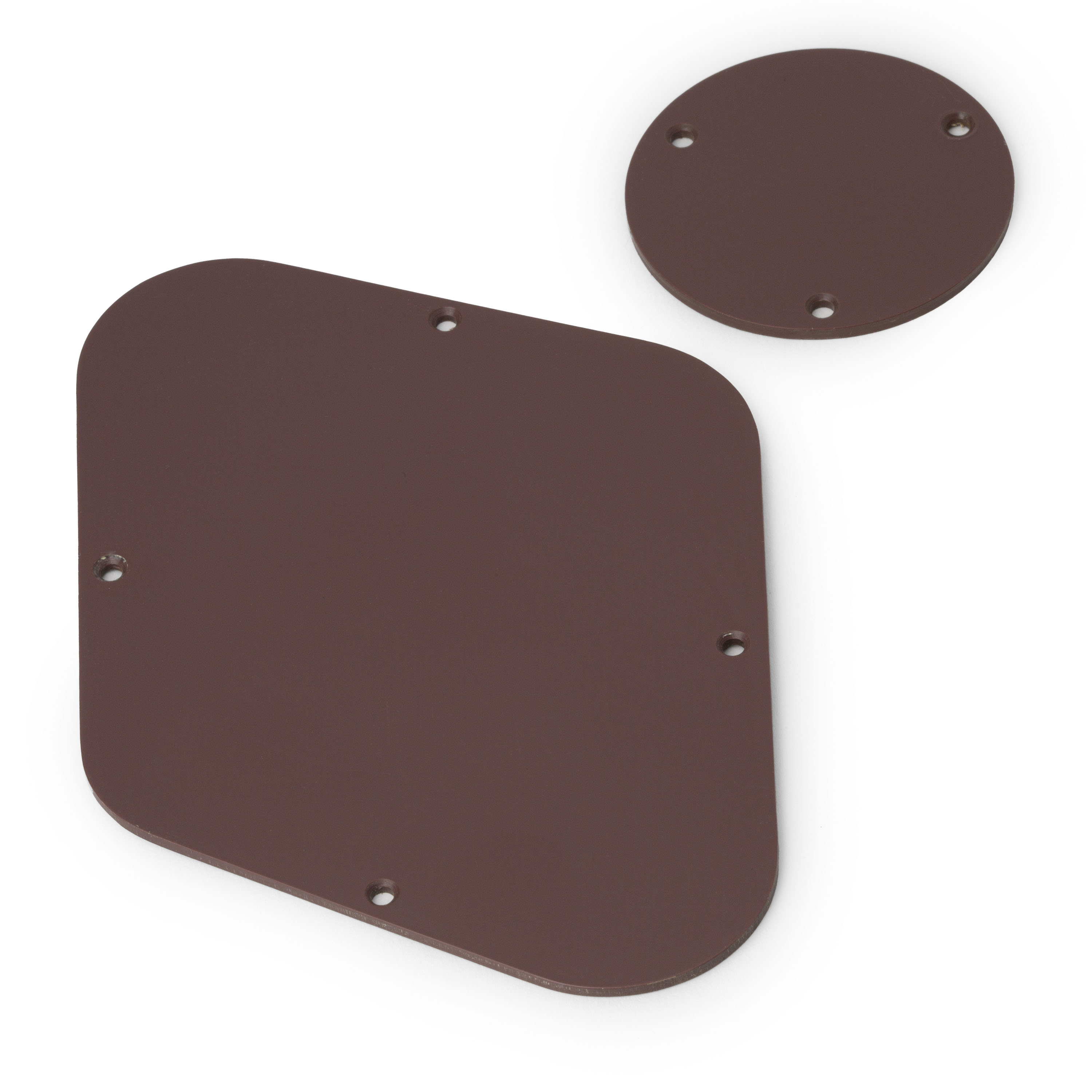 Juego de placa posterior añejada GuitarSlinger para Gibson® Les Paul®, Marrón añejado