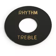 Placa de selector toggle añejada GuitarSlinger, Negro añejado