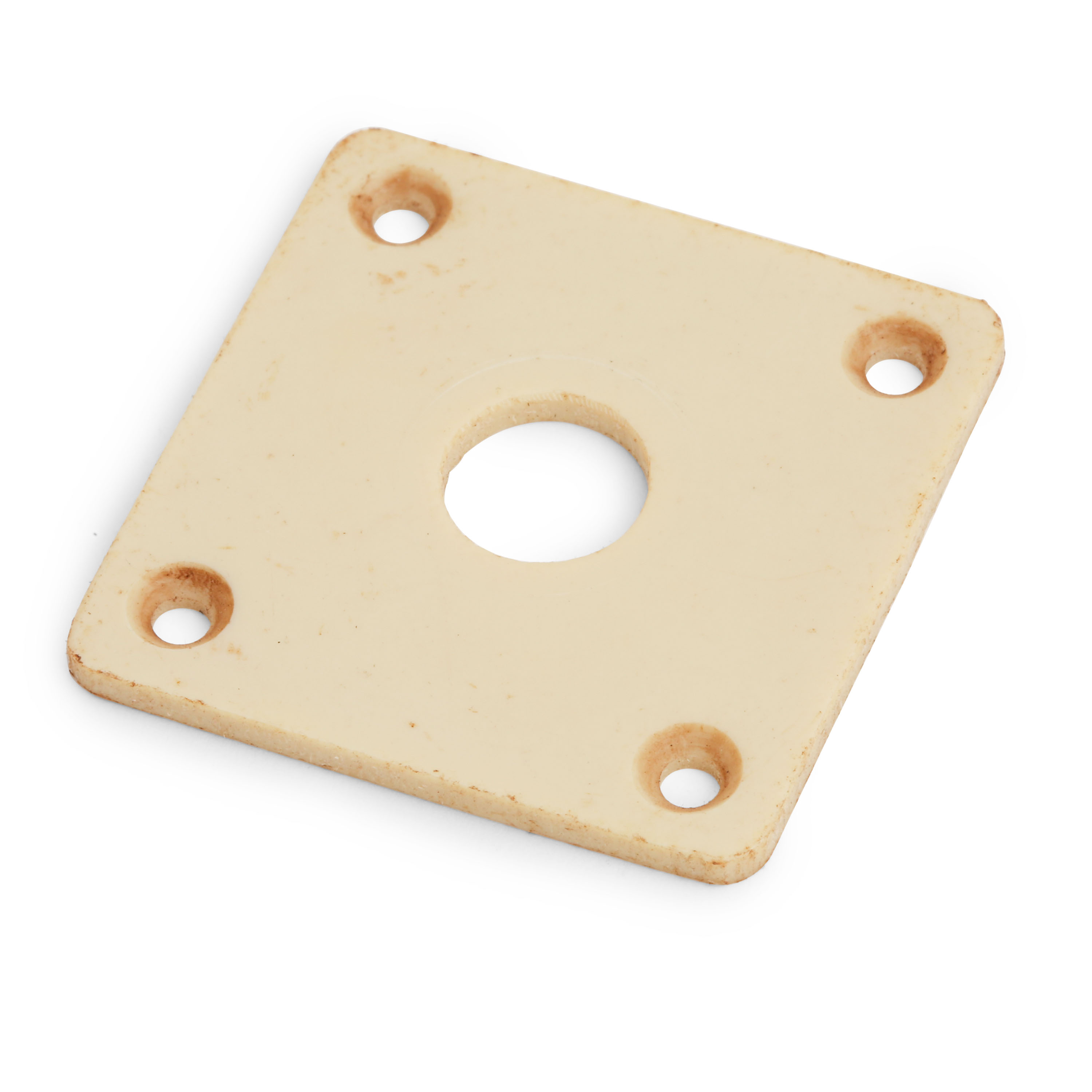 Placa de jack añejado GuitarSlinger para Gibson® Les Paul®, crema añejada