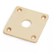 Placa de jack añejado GuitarSlinger para Gibson® Les Paul®, crema añejada