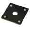 Placa de jack añejada GuitarSlinger para Gibson® Les Paul®, Negro añejado / Blanco / Negro Placa de jack añejada GuitarSlinger para Gibson® Les Paul®, Negro añejado / Blanco / Negro