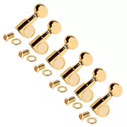 Los clavijeros StewMac 6-In-Line con perilla ovalada, dorados