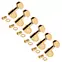 Los clavijeros StewMac 6-In-Line con perilla estilo Schaller grande, dorados Los clavijeros StewMac 6-In-Line con perilla estilo Schaller grande, dorados