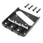 StewMac Puente tradicional roscado 3-Saddle para Telecaster, negro StewMac Puente tradicional roscado 3-Saddle para Telecaster, negro