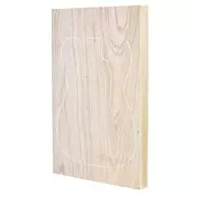 Cuerpo cuerpo en bruto para pintura de fresno del pantano, 2-Piece