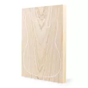 1-Piece de cuerpo en bruto para pintura de fresno del pantano