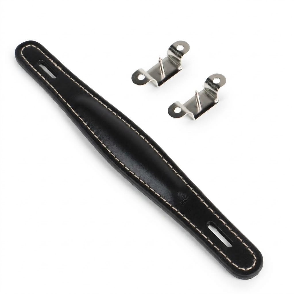 Leather Strap Handle for Amps with Mounting Hardware