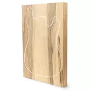 Limba negro cuerpo en bruto, 3-Piece