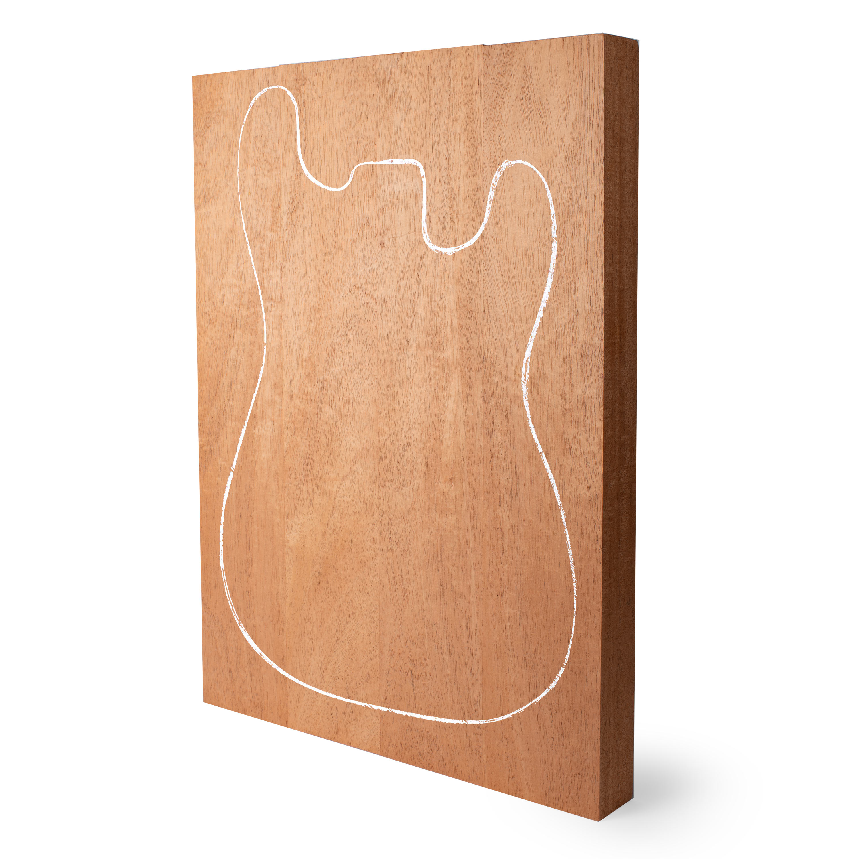 4 piezas de cuerpo en bruto de caoba africana 4-Piece