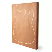 4 piezas de cuerpo en bruto de caoba africana 4-Piece