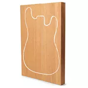 Dos 2-Piece de cuerpo en bruto de caoba africana