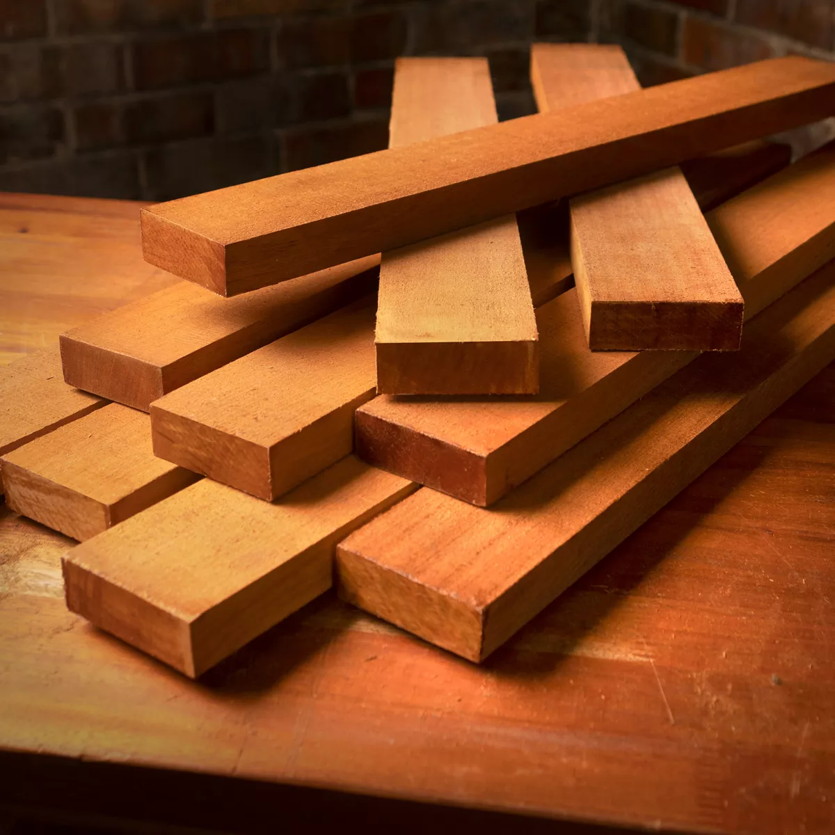 Bloques de caoba hondureña para mástiles - Pack de 10 Bloques de caoba hondureña para mástiles - Pack de 10