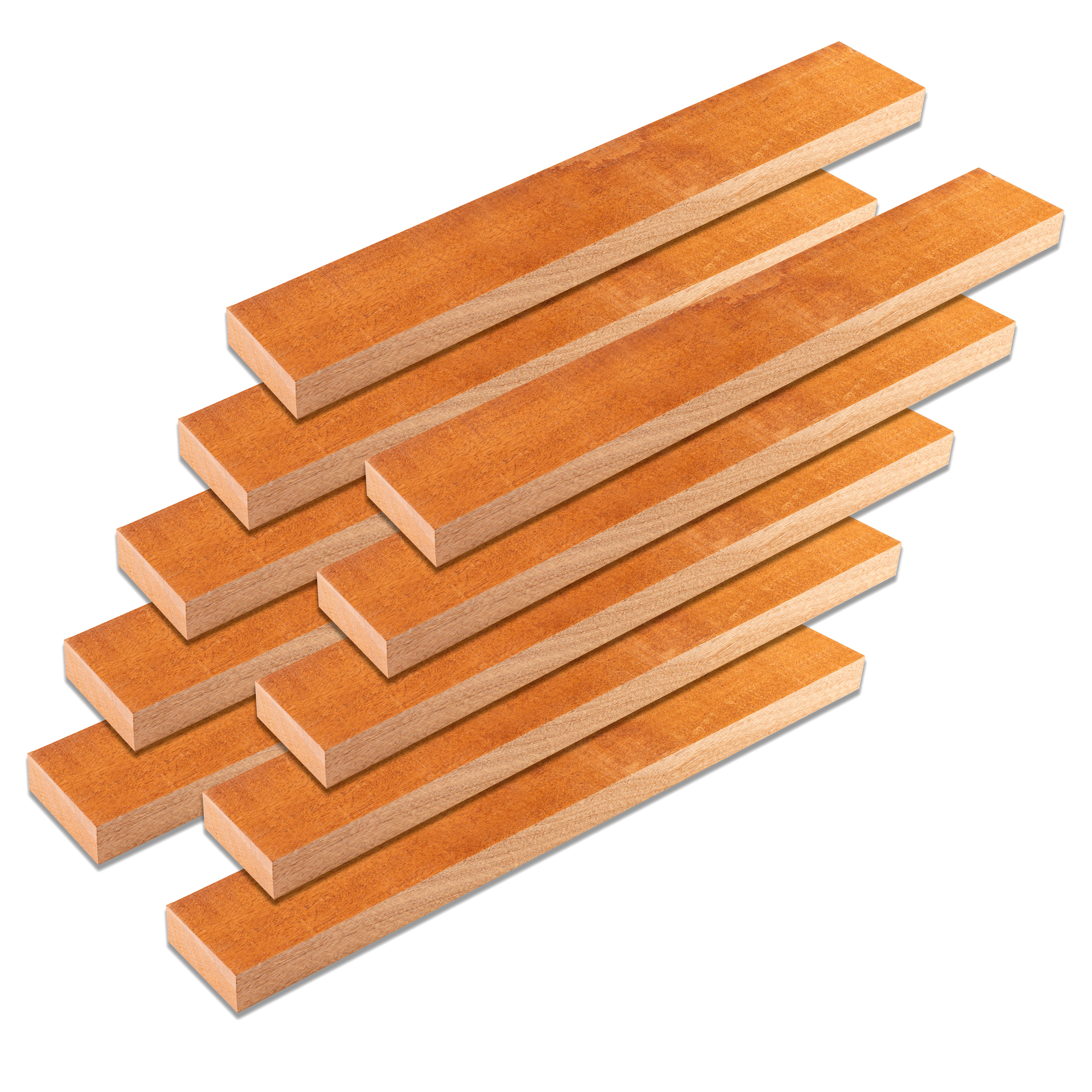 Paquetes económicos en blanco con mástil caoba hondureña, paquete de 10 , AA, 1