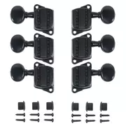 Serie Kluson 3+3 Plus, clavijeros, negro