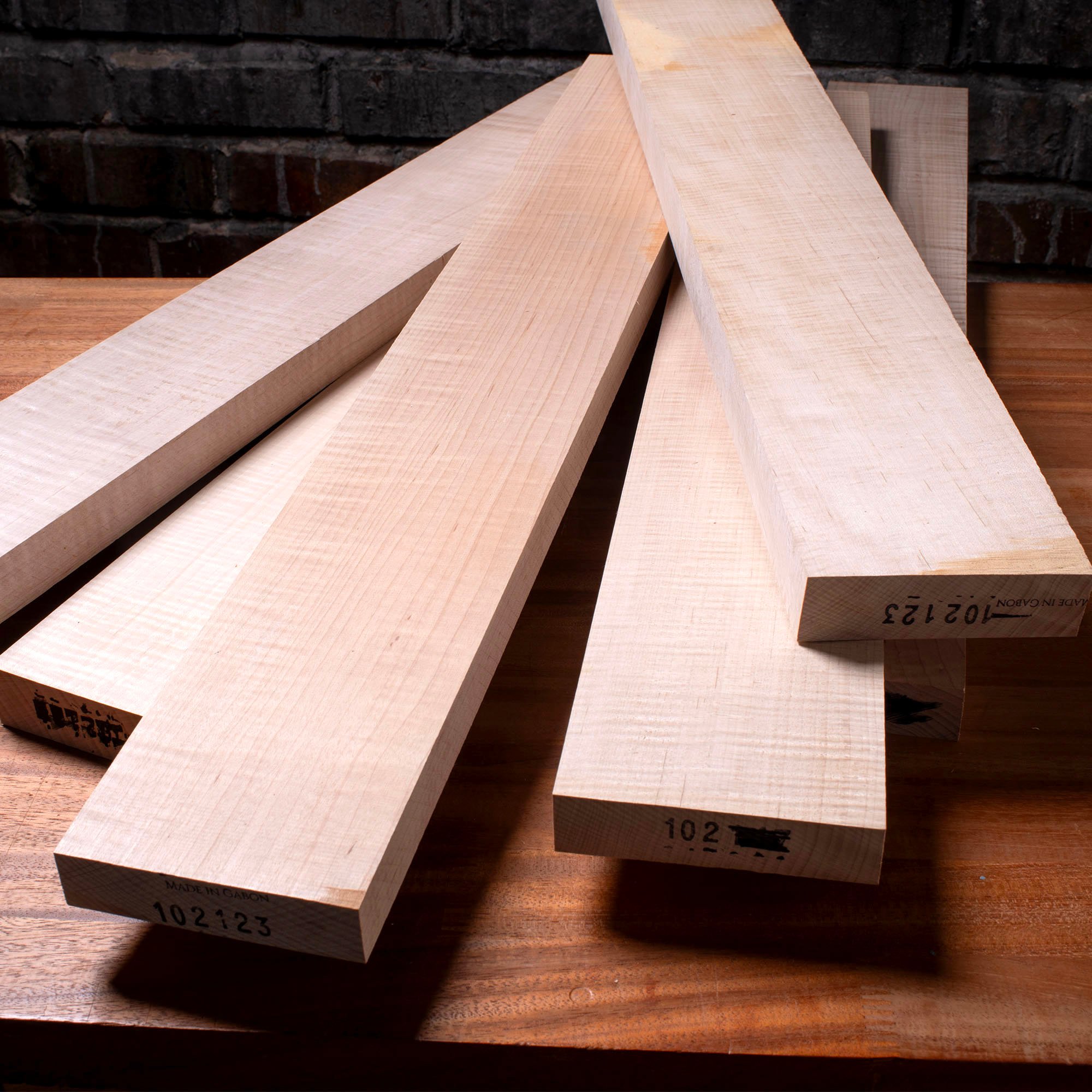 Sawmill Specials – Flame Maple Neck Blanks