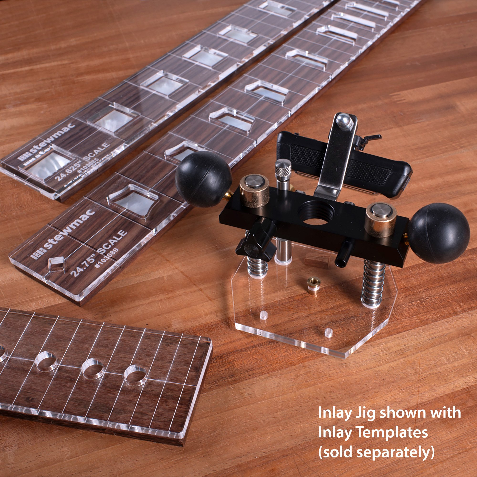 Plantilla de incrustación de diapasón StewMac