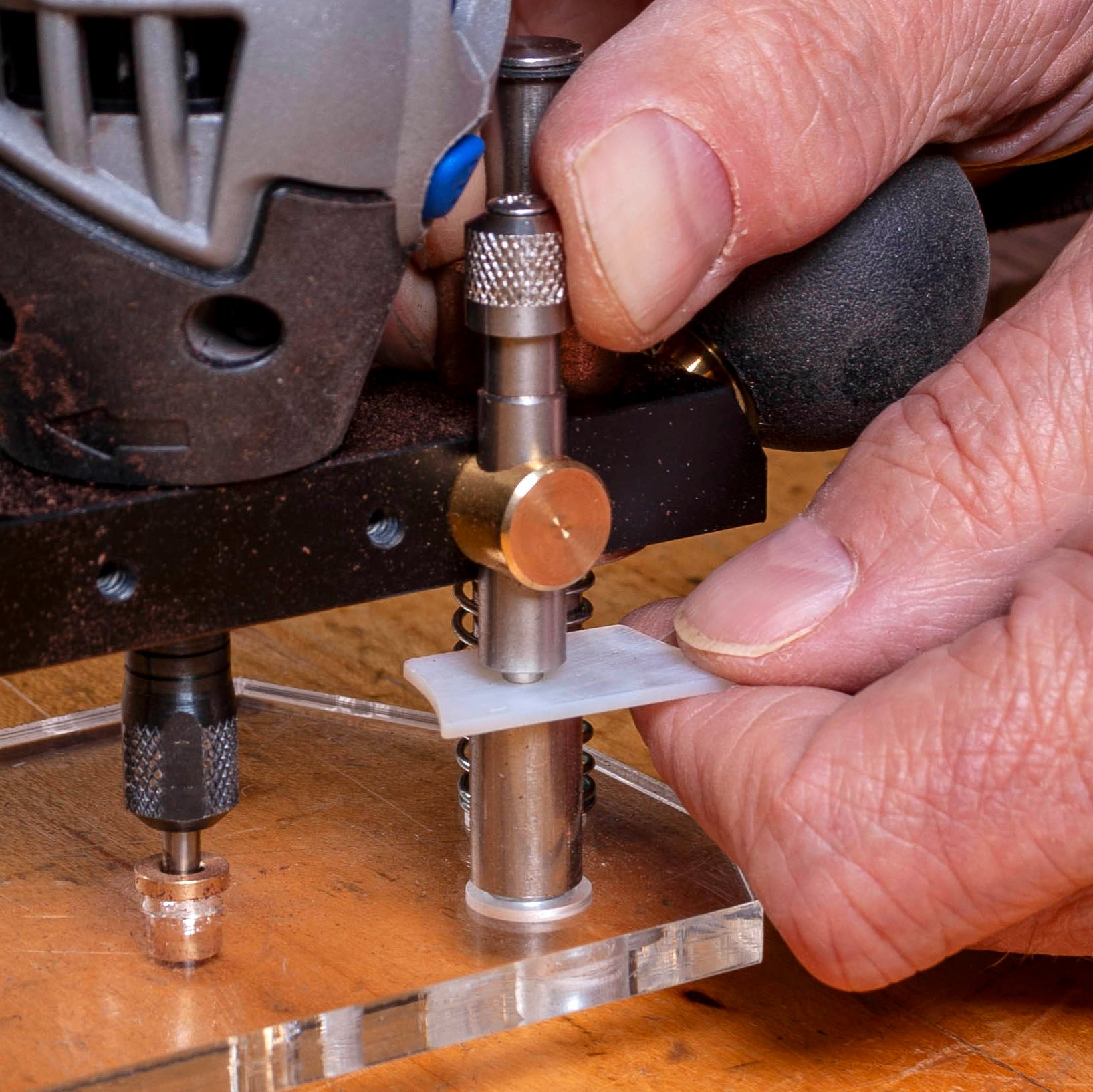 Plantilla de incrustación de diapasón StewMac