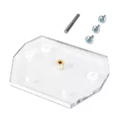 Plantilla de incrustación de diapasón StewMac, reequipamiento de placa de incrustación