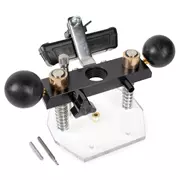 Juego de base de enrutador de diapasón StewMac con plantilla de incrustación y vaciado