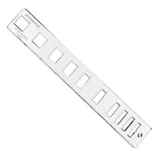 Plantilla de incrustación de diapasón StewMac, personalizada, 24,75