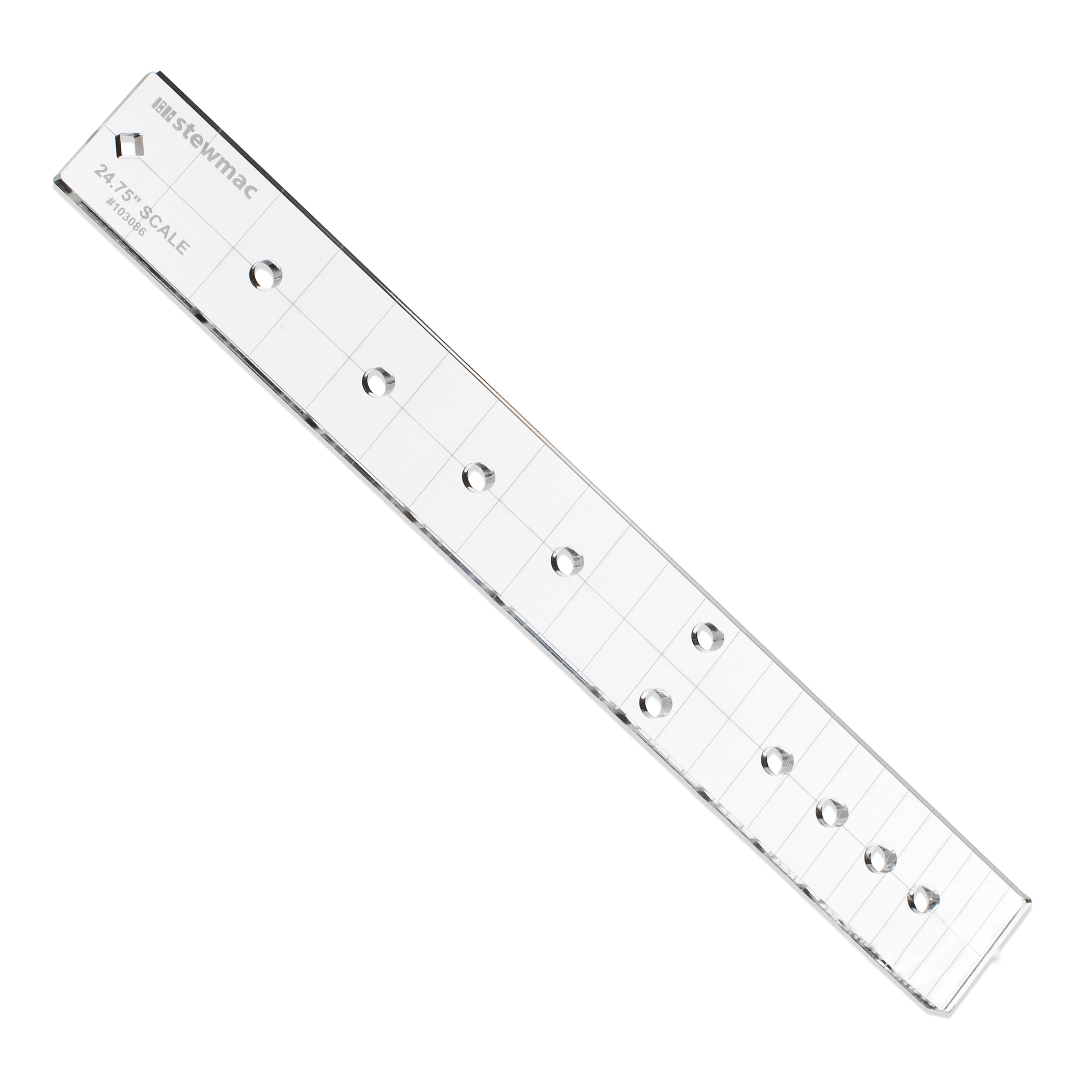 Plantilla de incrustación de diapasón StewMac, puntos, 24,75