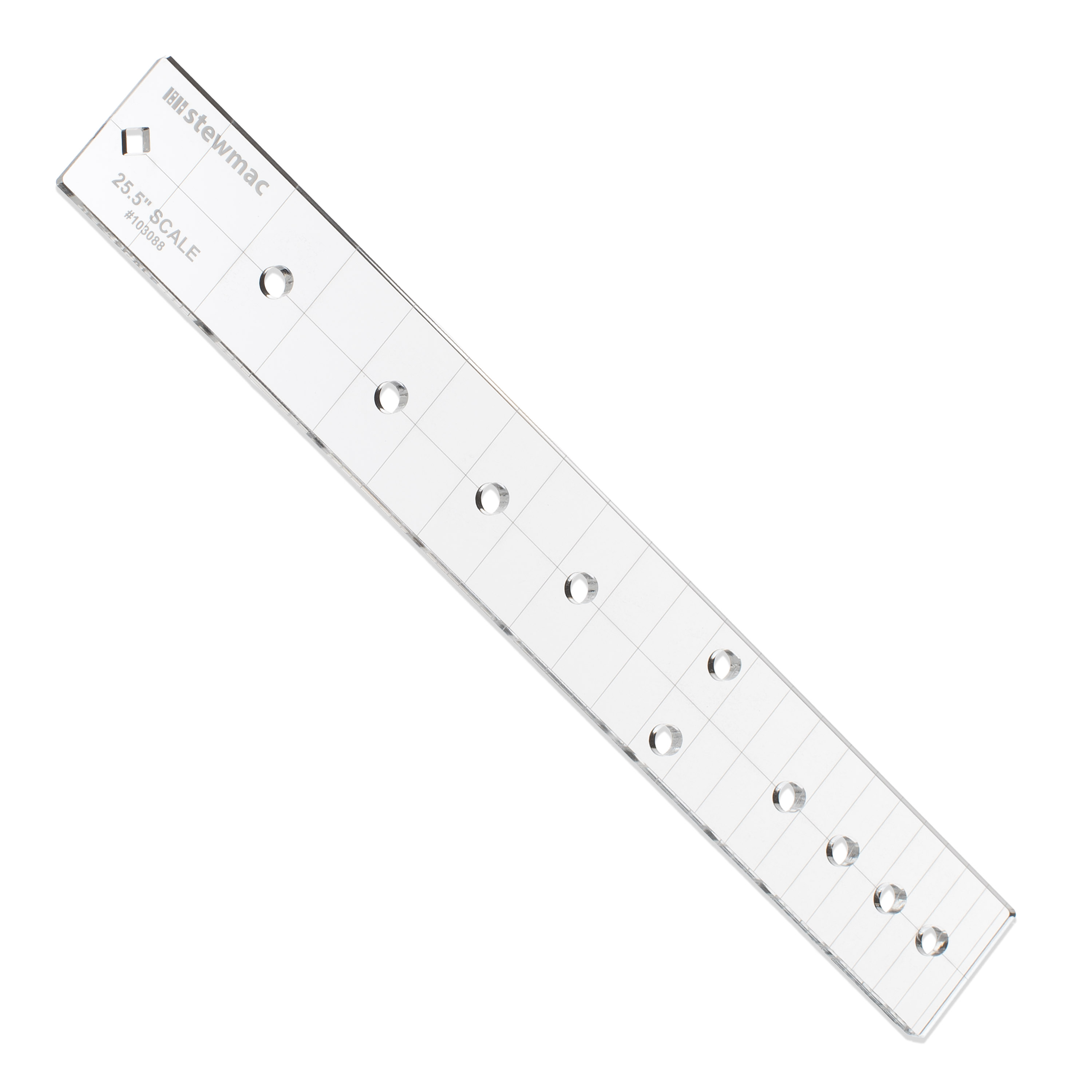 Plantilla de incrustación de diapasón StewMac, puntos, 25,5