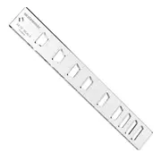 Plantilla de incrustación de diapasón StewMac, corona, 24,75