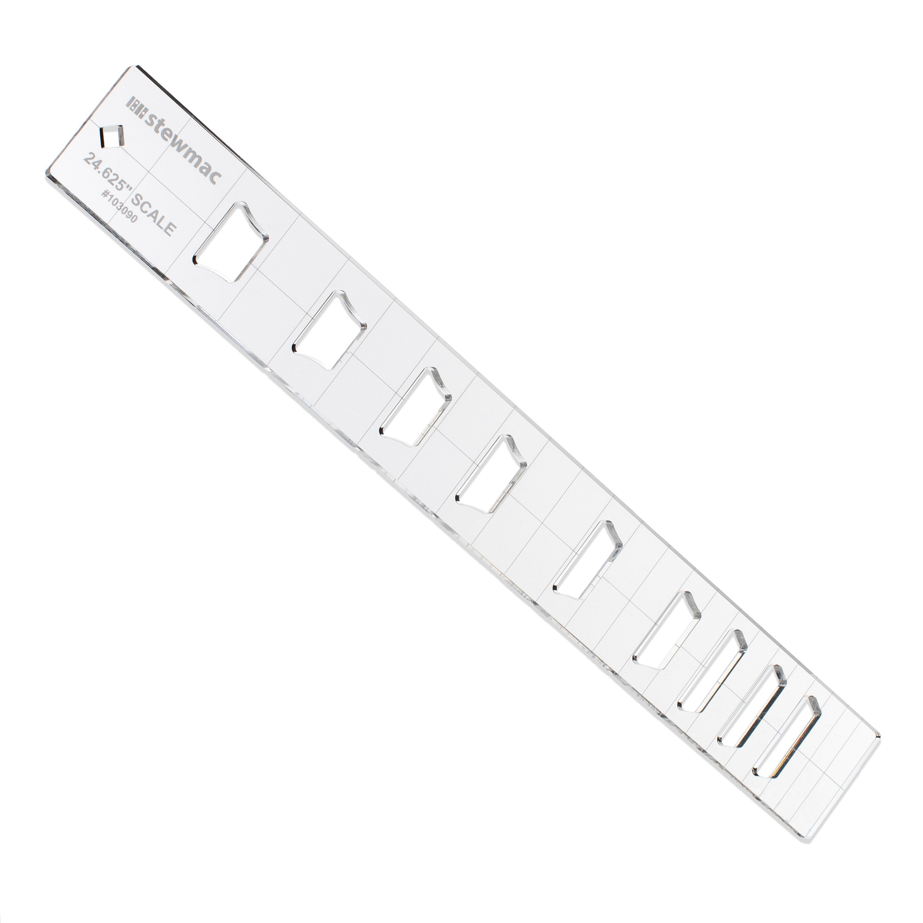 StewMac Fingerboard Inlay Template, Crown, 24.625" Scale