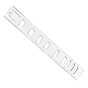 Plantilla de incrustación de diapasón StewMac, corona, 24,625