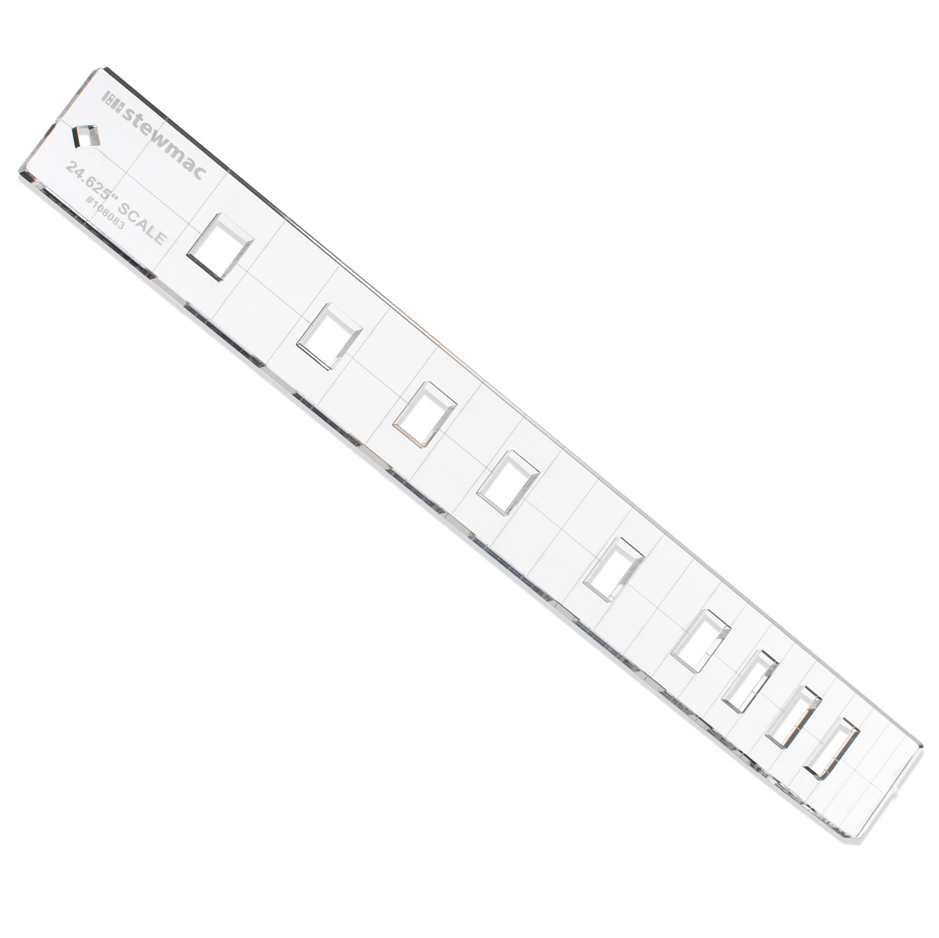 StewMac Fingerboard Inlay Template, Small Block, 24.625" Scale