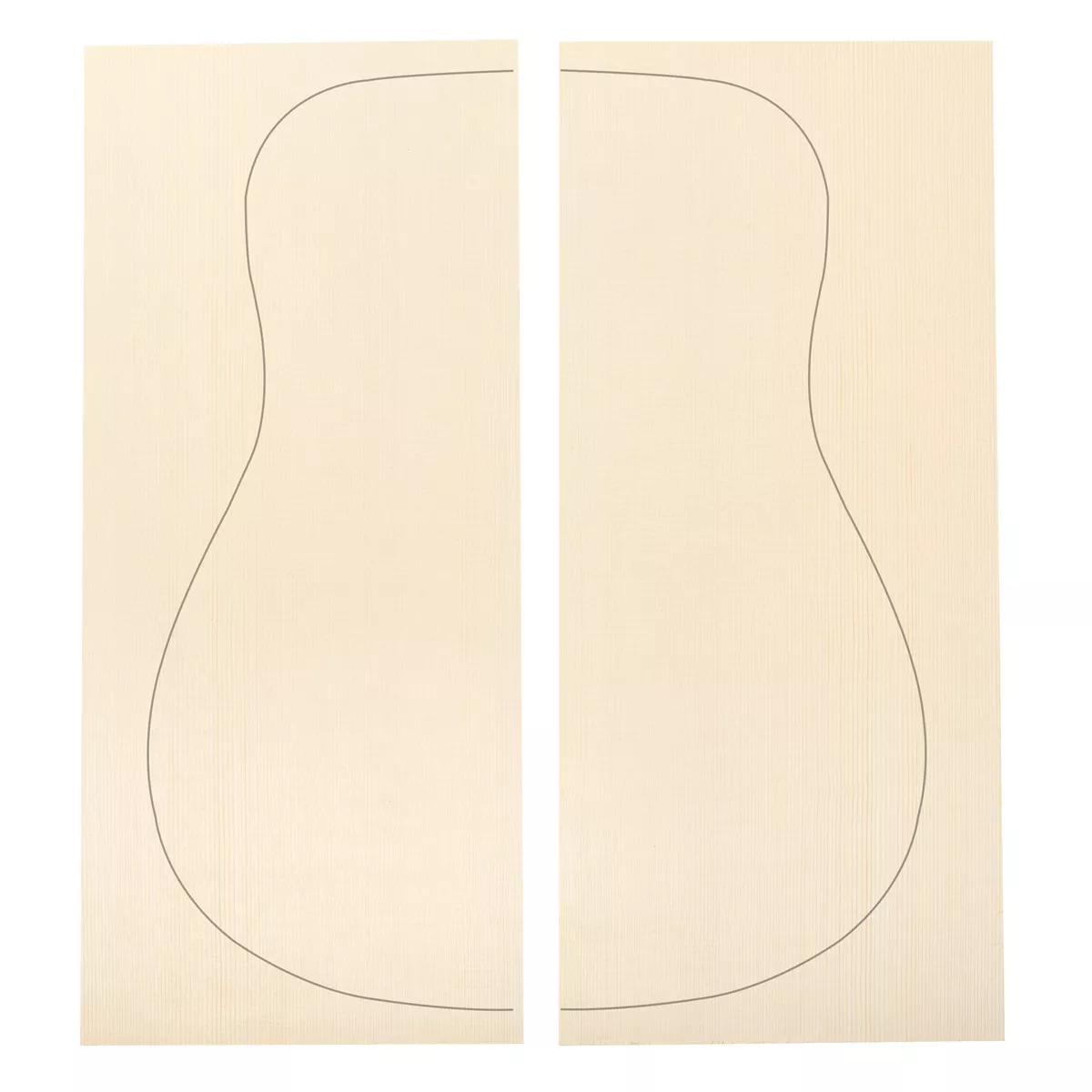 Tapa de resonancia de abeto europeo para guitarra tipo Dreadnought Tapa de resonancia de abeto europeo para guitarra tipo Dreadnought