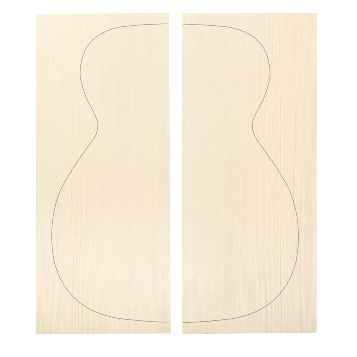 Placa de sonido de abeto europeo para guitarra pequeña Placa de sonido de abeto europeo para guitarra pequeña