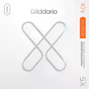 Cuerdas de guitarra acústica D'Addario XS Phosphor Bronze, paquete de 3, extraligeras (XSAPB1047 a 3P)