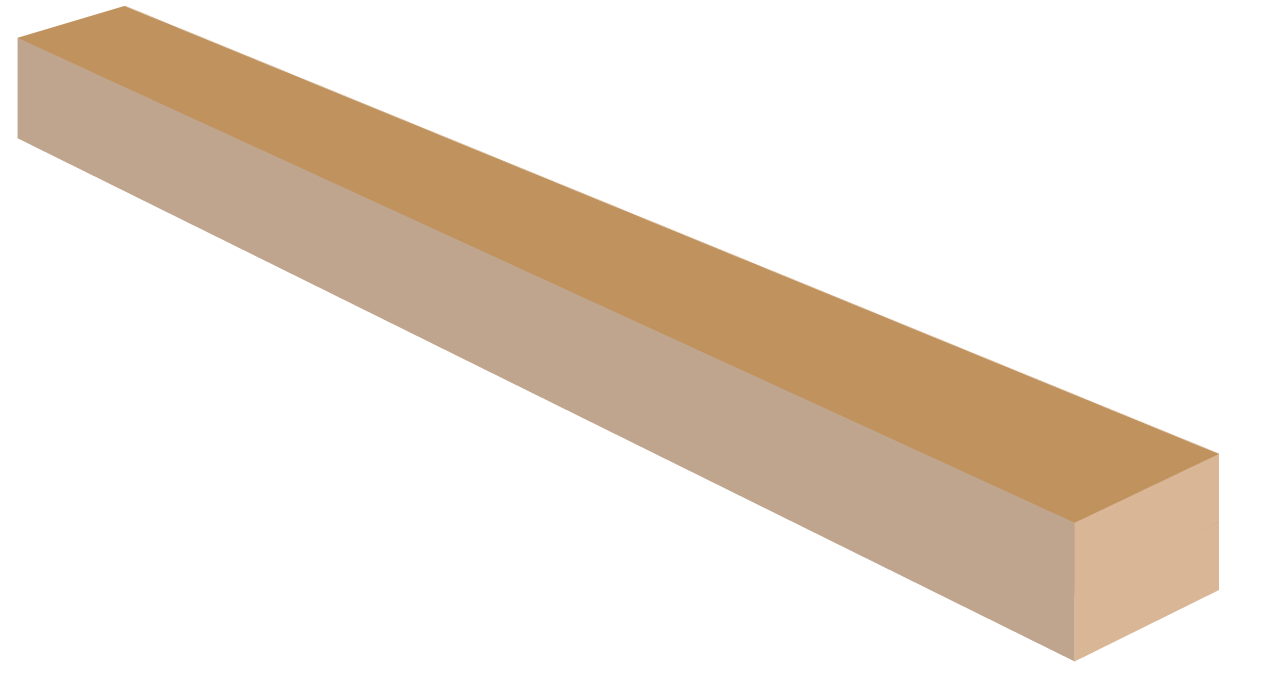 Korina (White Limba) Neck Blanks, AAA, 2" x 3" x 36"