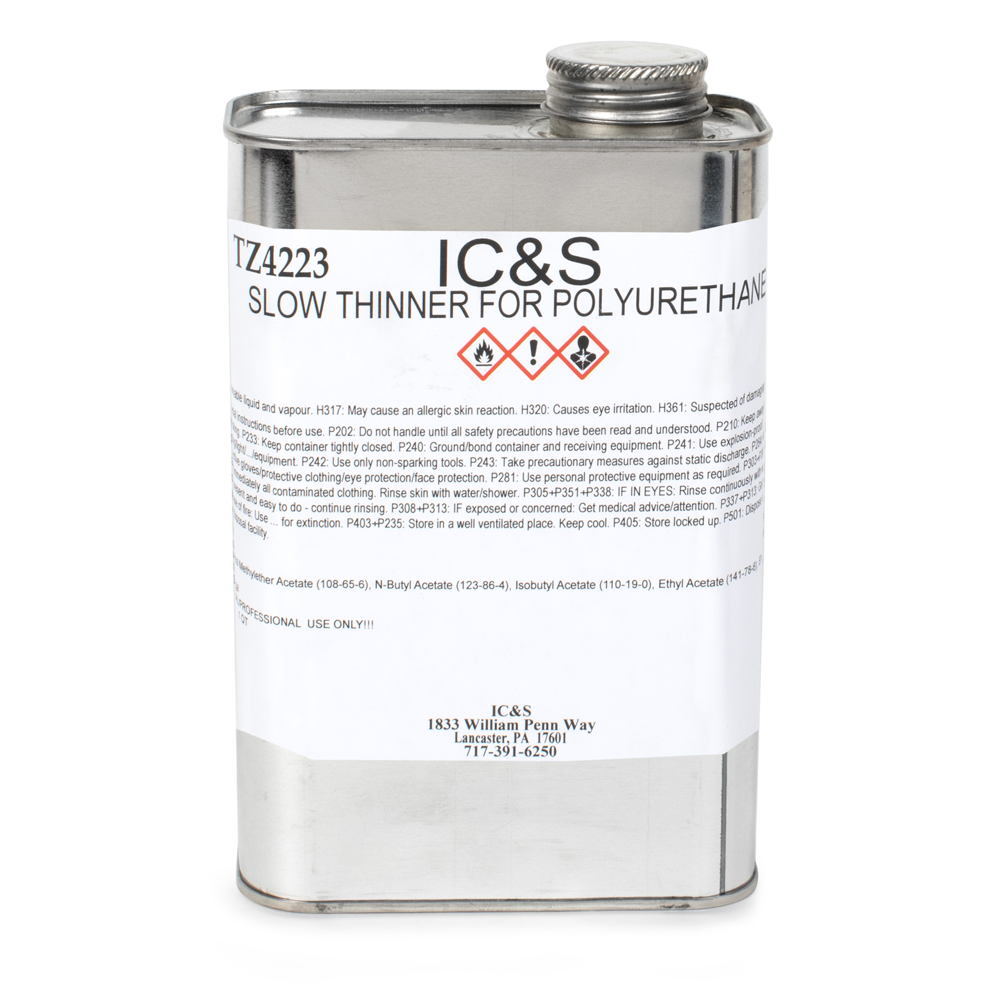 Ilva Polyurethane Finishes and Solvents, IC&S Slow Thinner for Polyurethane