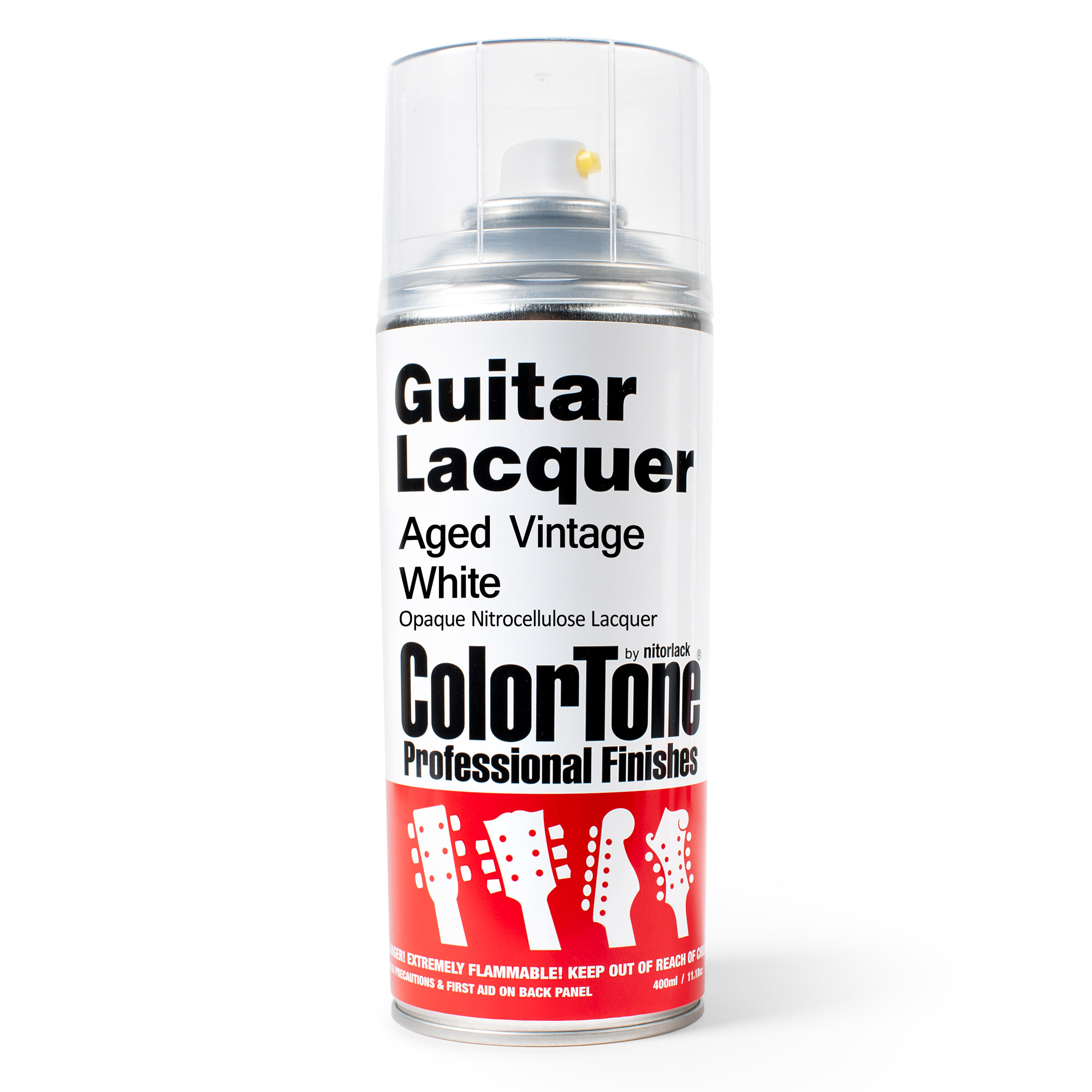 Laca en aerosol ColorTone para guitarra, Vintage White envejecido