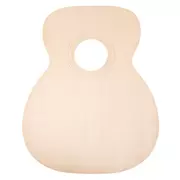 Se unió a la tapa de resonancia Sitka Spruce para guitarra acústica, OM